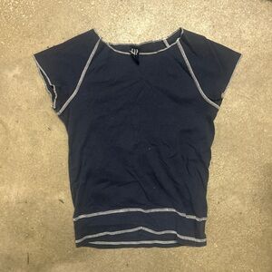 GAP Navy Tee with White Accents